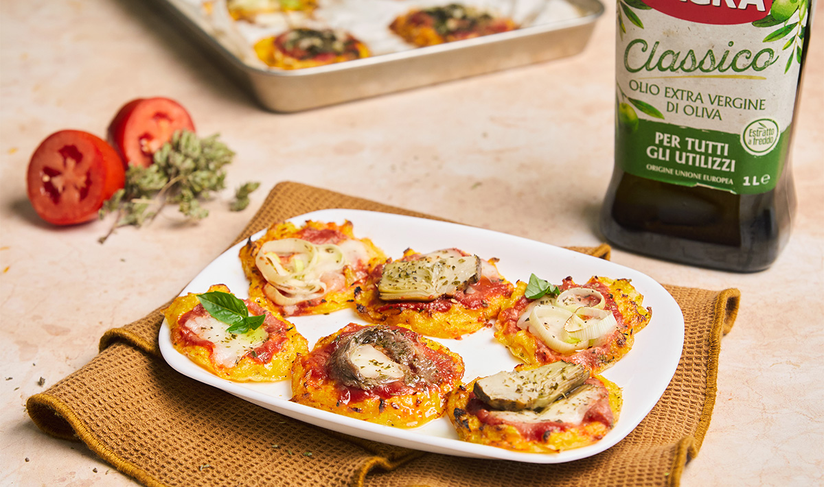 Pizzette di zucca