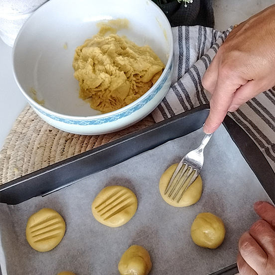 Biscotti del mattino olio e miele
