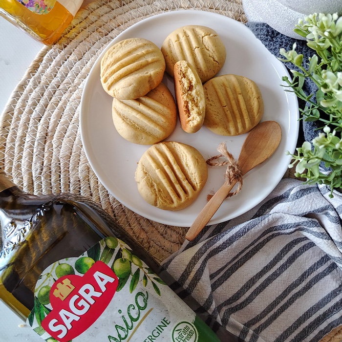 Biscotti del mattino olio e miele