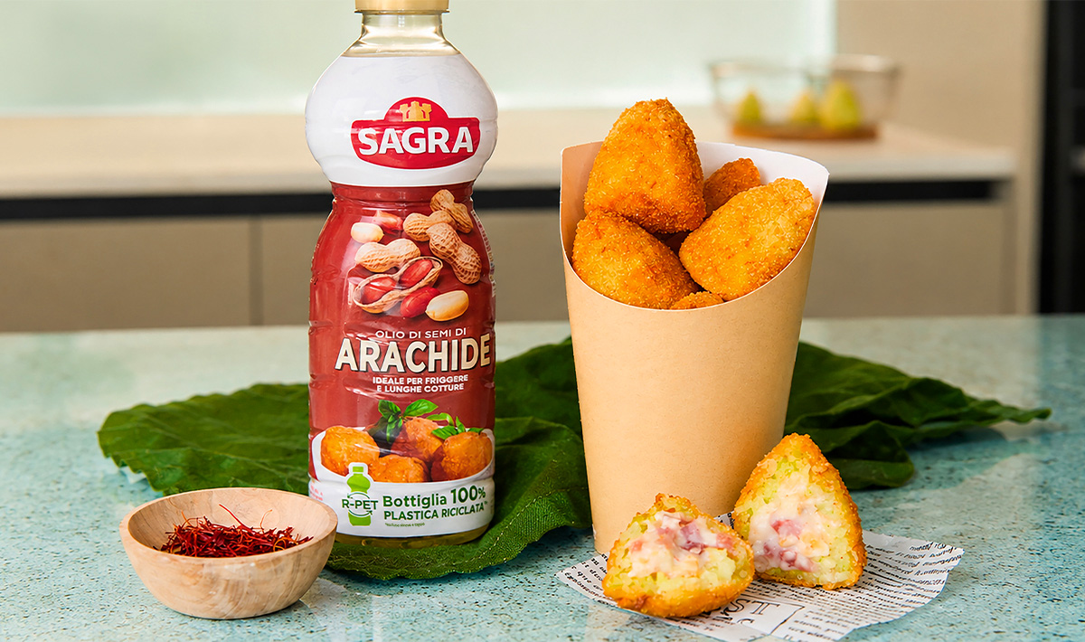 Mini arancine speck e noci